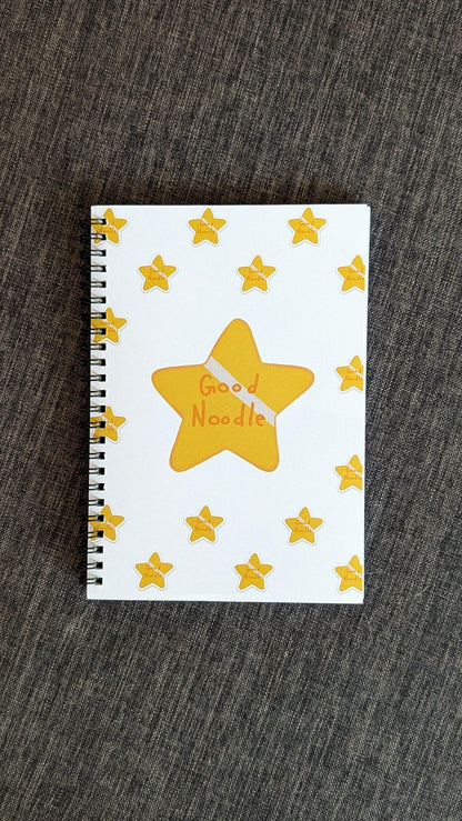 good noodle spiral notebook - ruled line - JellyfishParty